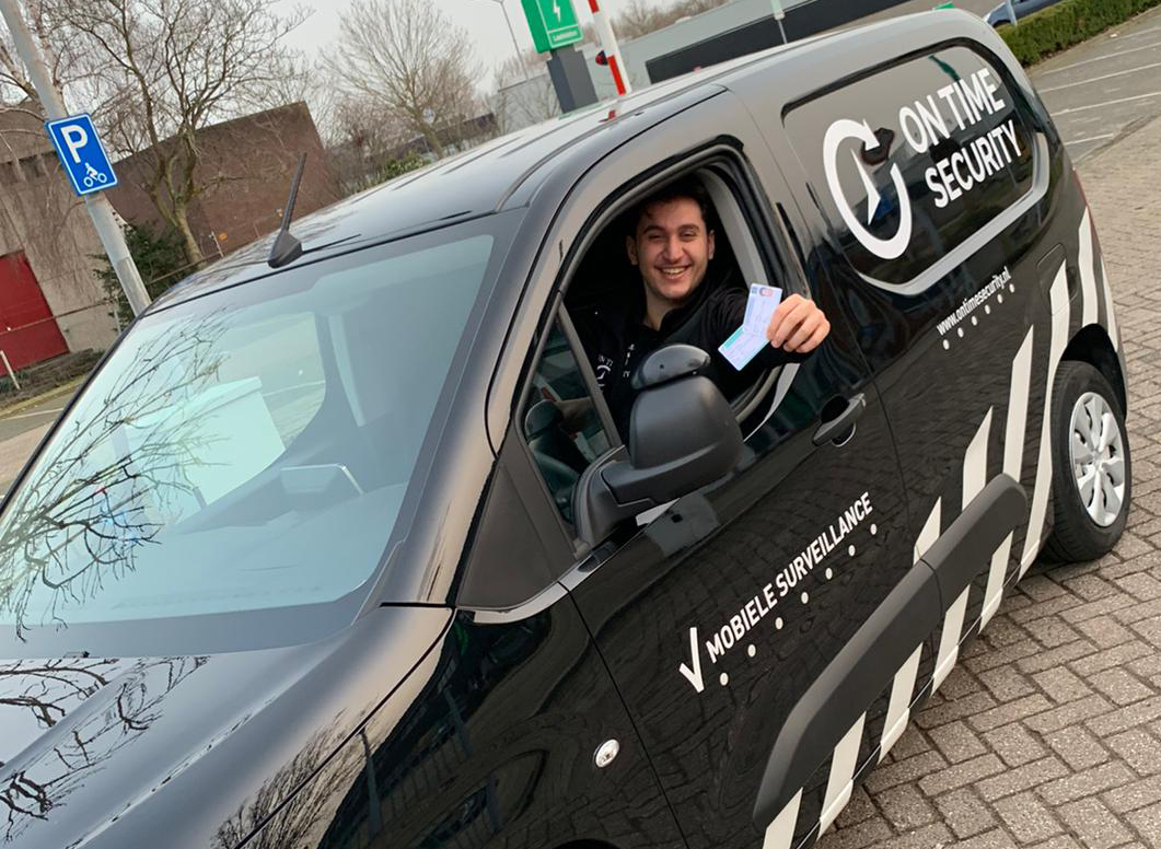 Van stagiair, naar volwaardige beveiliger Diploma beveiliger On Time Security